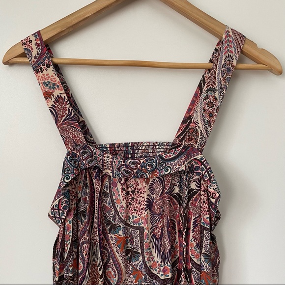 Ba&sh Parisian Bohemian Multi-coloured Open Back Maxi Dress, Size 6 - Picture 11 of 16